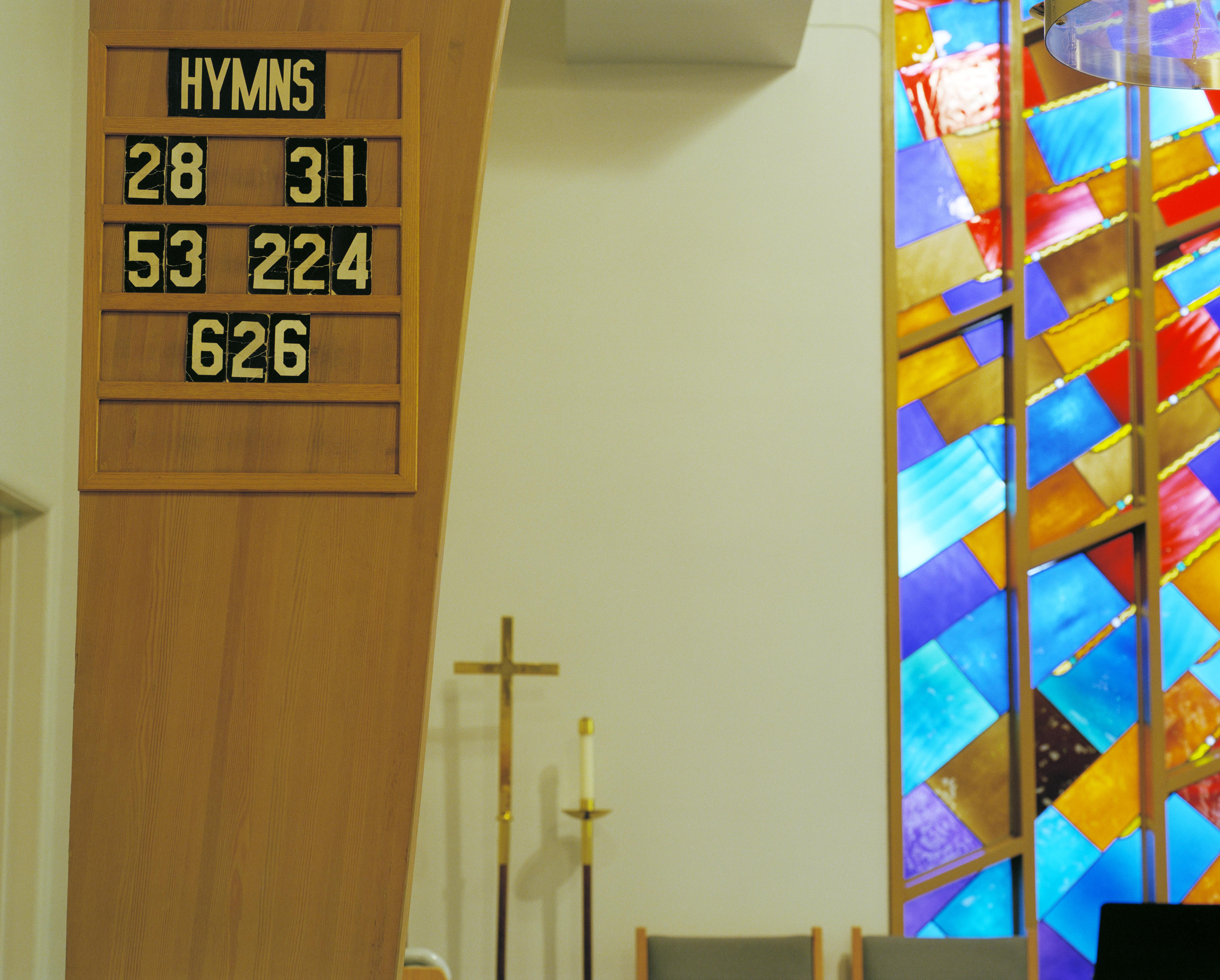 USA, Washington, Seattle, Peace Lutheran Church, interior