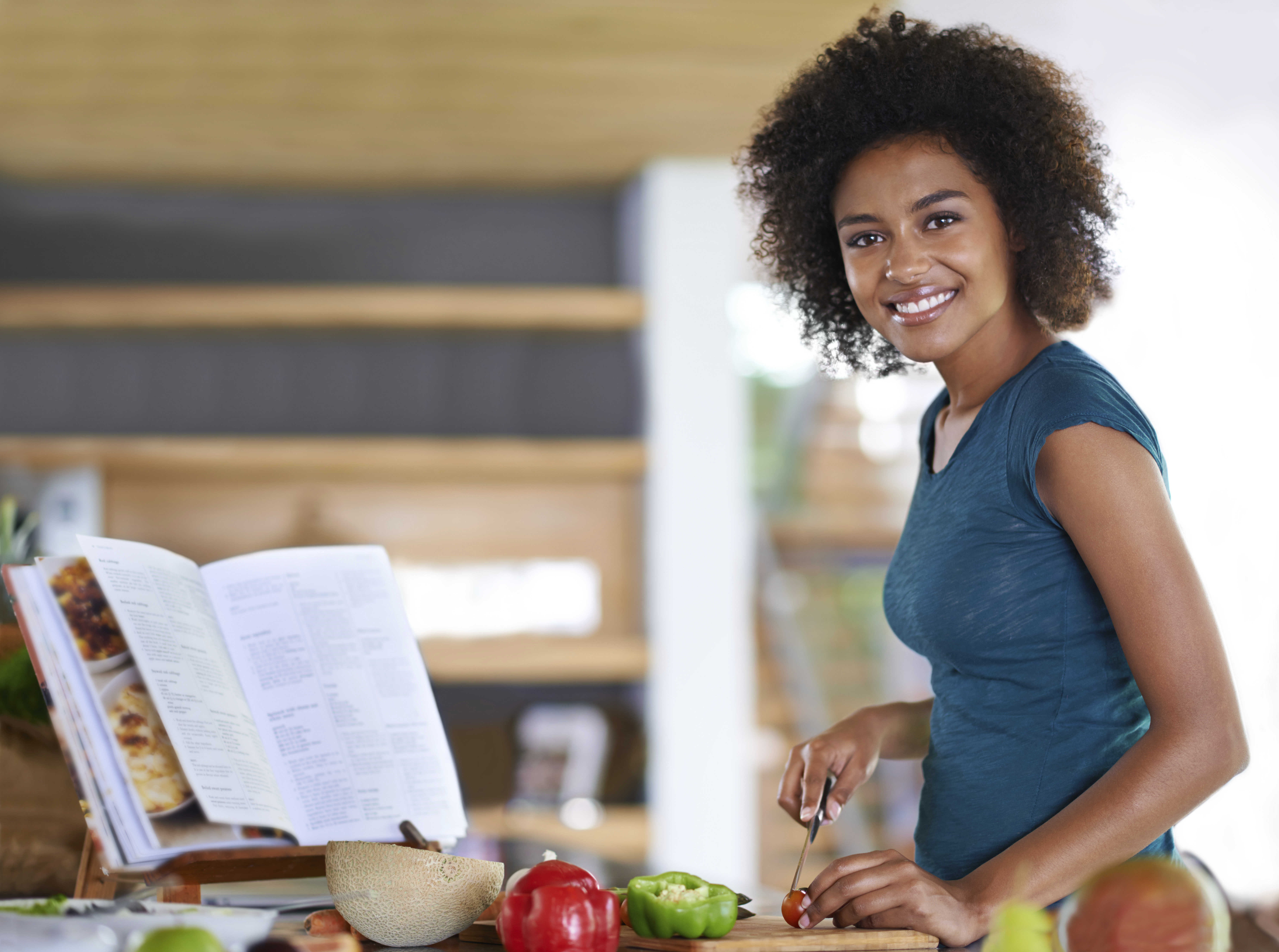 Creating a delicious dish from healthy veggies