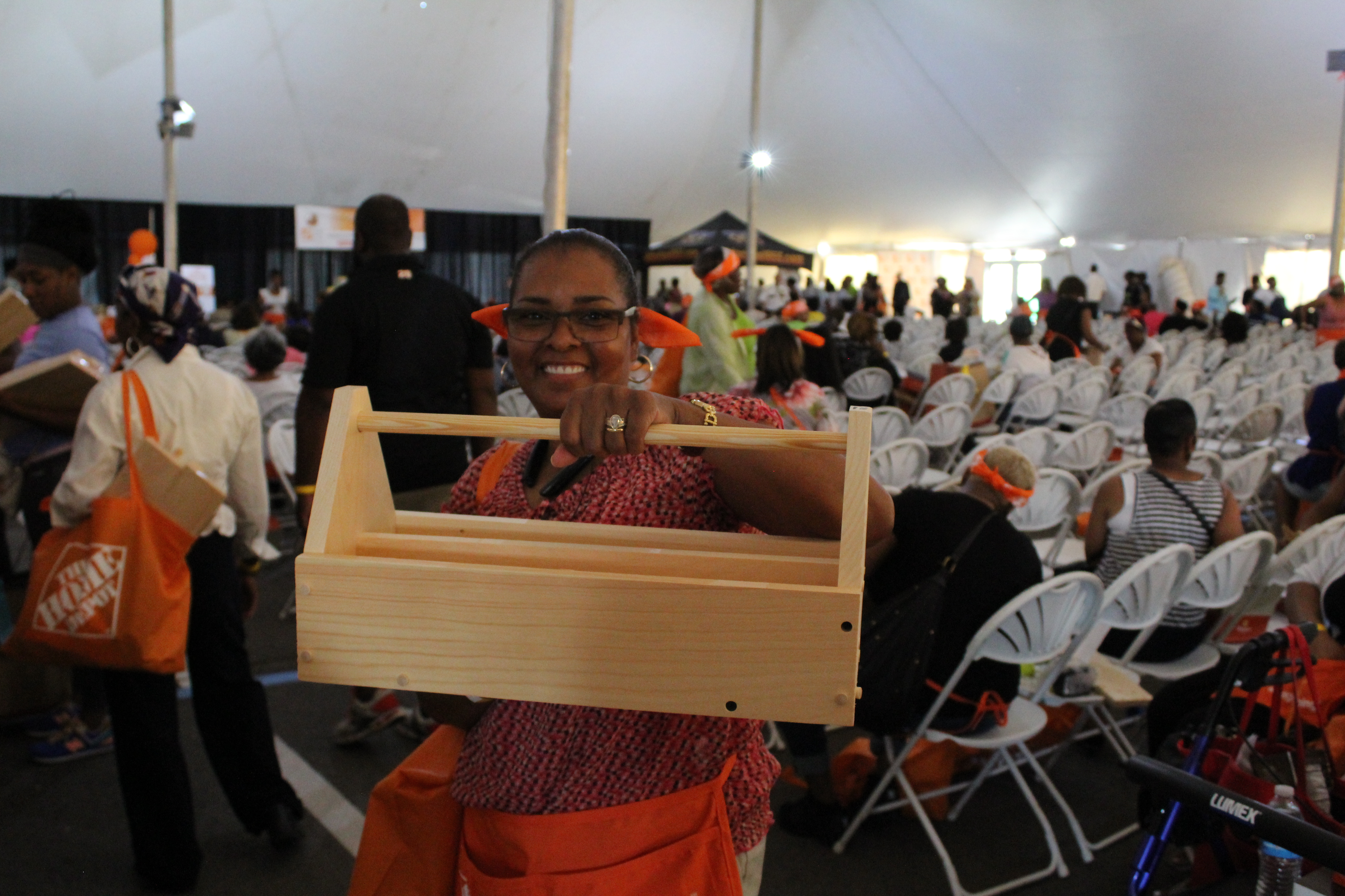 Tom Joyner at Home Depot