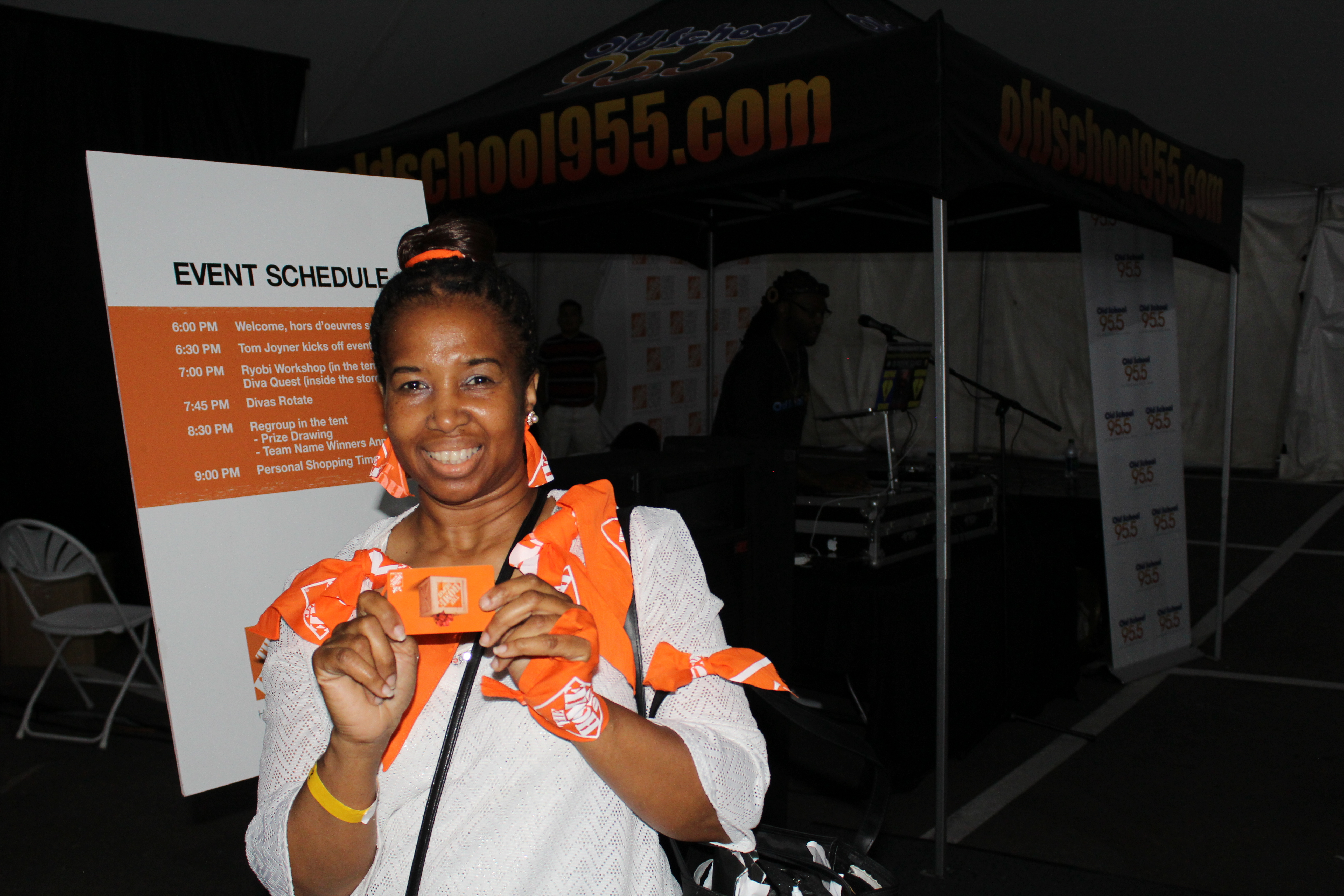 Tom Joyner at Home Depot