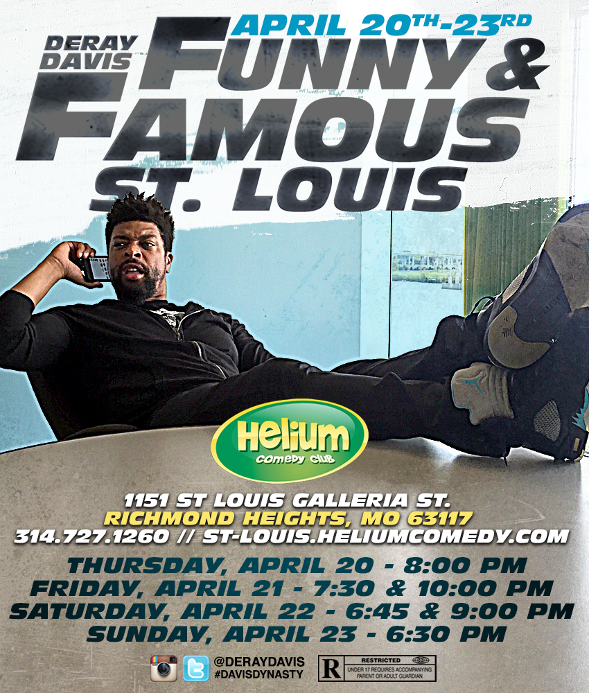 DeRay Davis at HeliumSTL