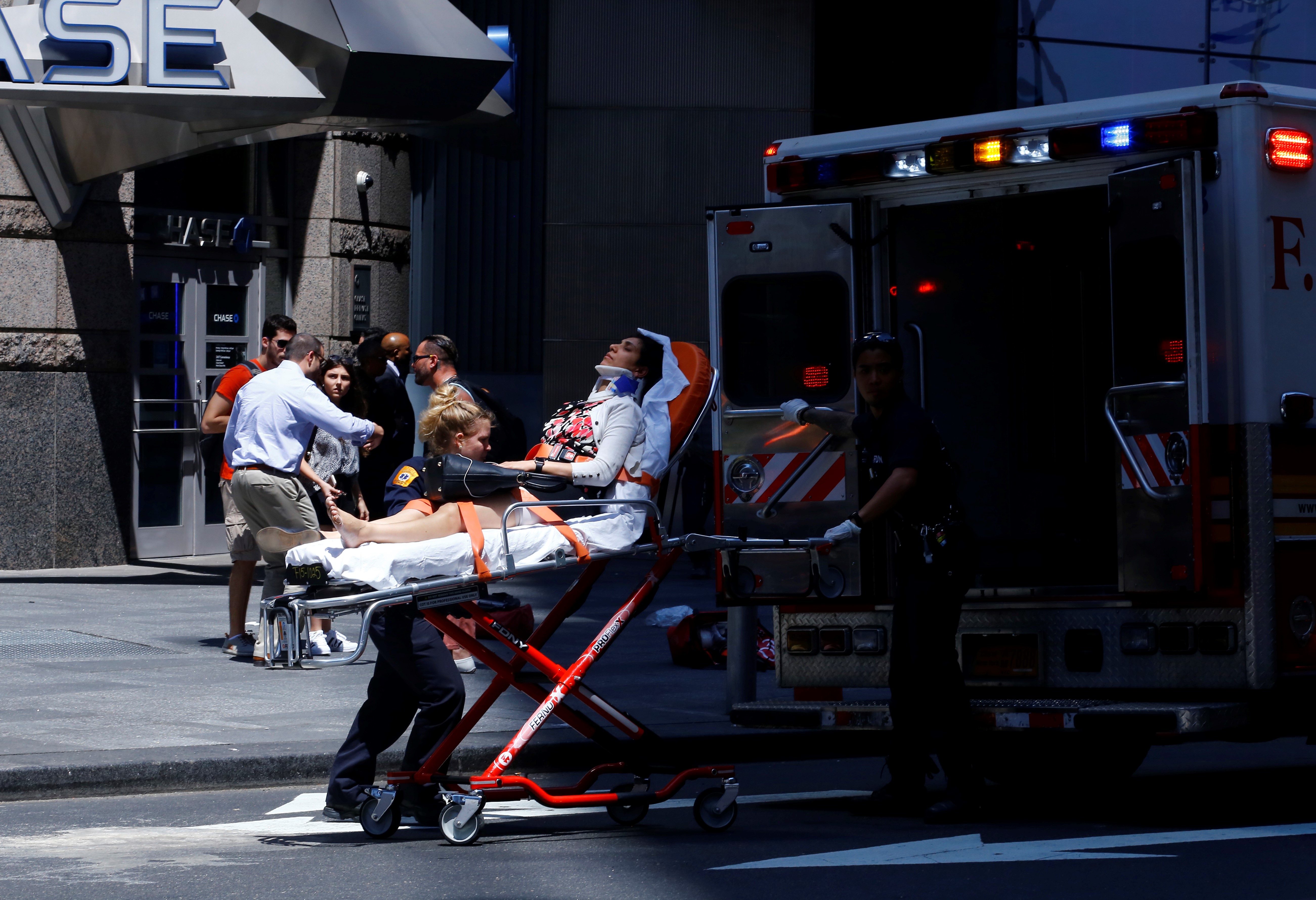 Vehicle plows into several pedestrians in Times Square of NY