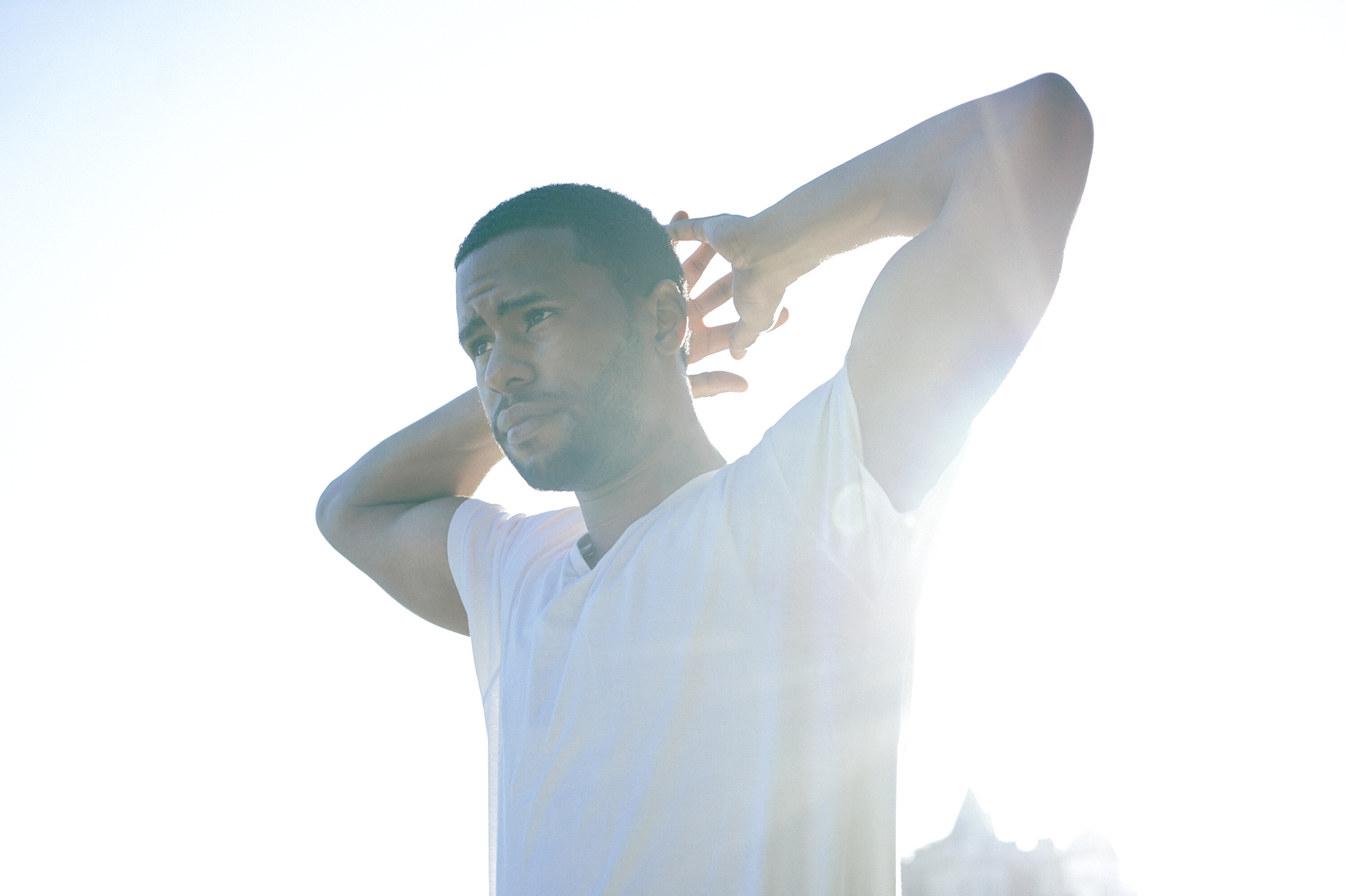 Young Man Relaxing After Workout