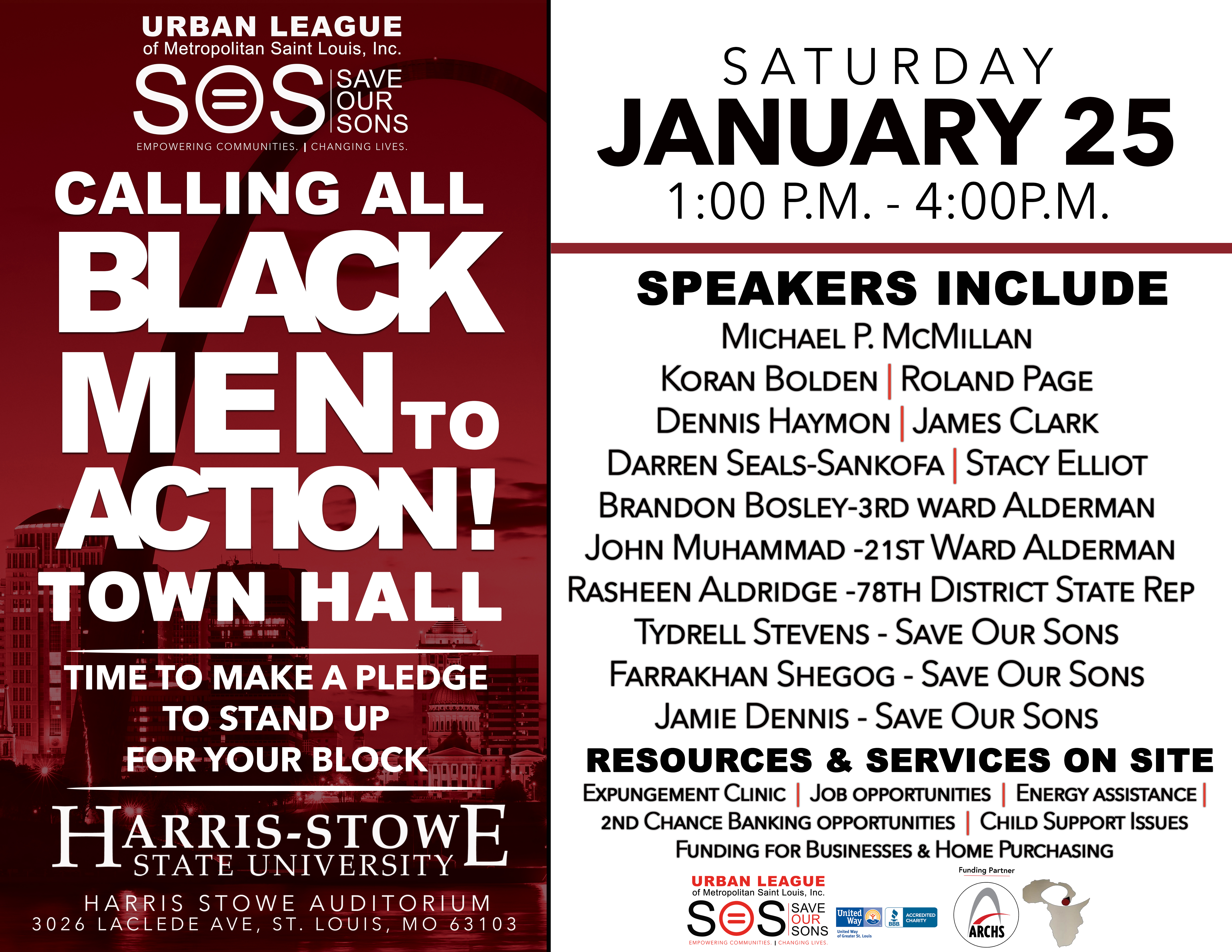 Urban League Calling All Black Men To Action Town Hall
